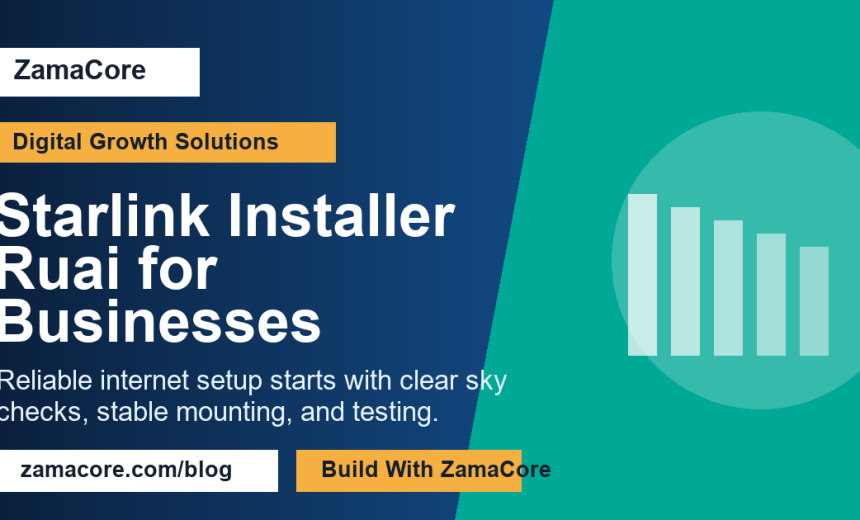 Starlink Installer Ruai for Businesses