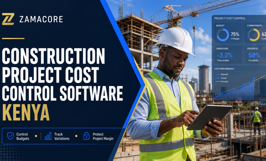 Construction Project Cost Control Software Kenya flyer for construction