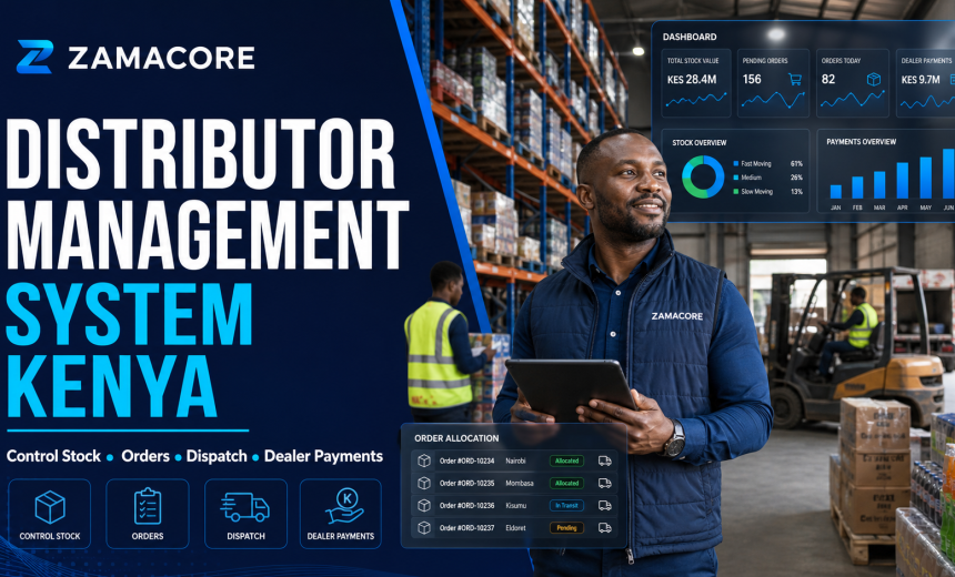 Distributor Management System Kenya flyer