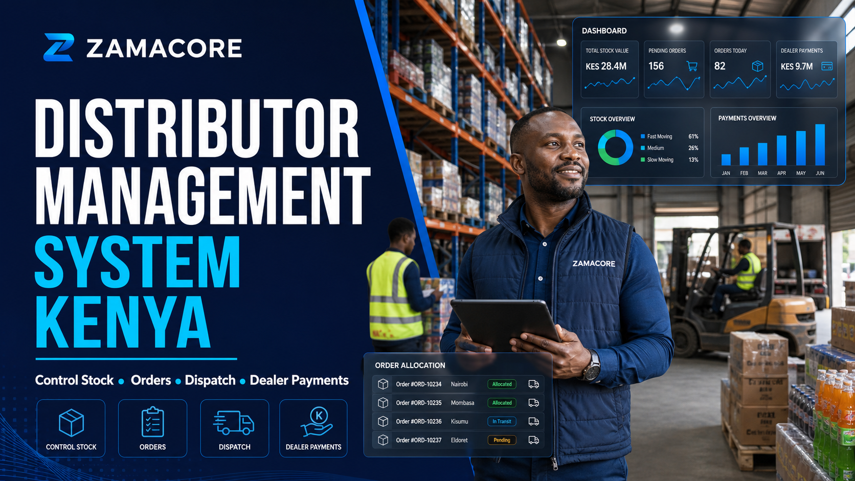 Distributor Management System Kenya flyer