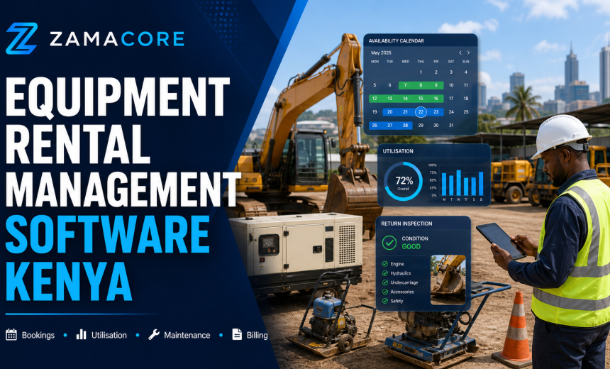 Equipment Rental Management Software Kenya flyer