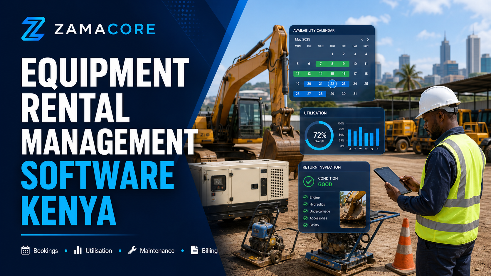 Equipment Rental Management Software Kenya flyer