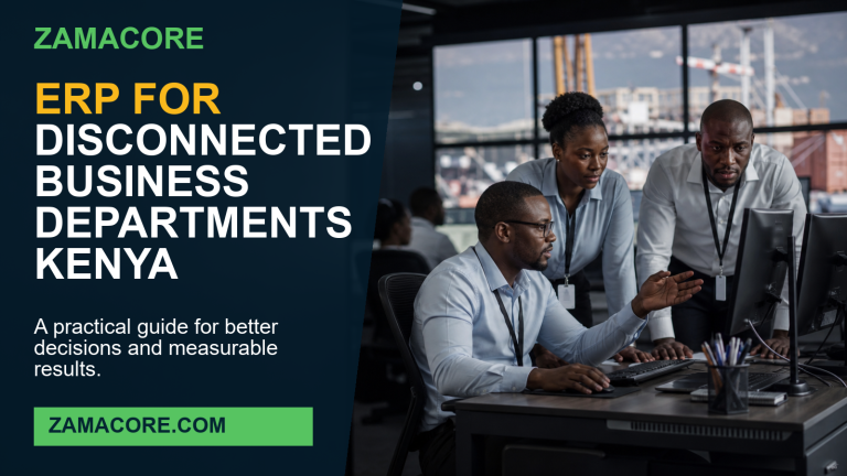 ERP for Disconnected Business Departments Kenya
