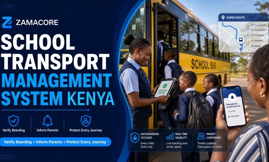 School Transport Management System Kenya flyer