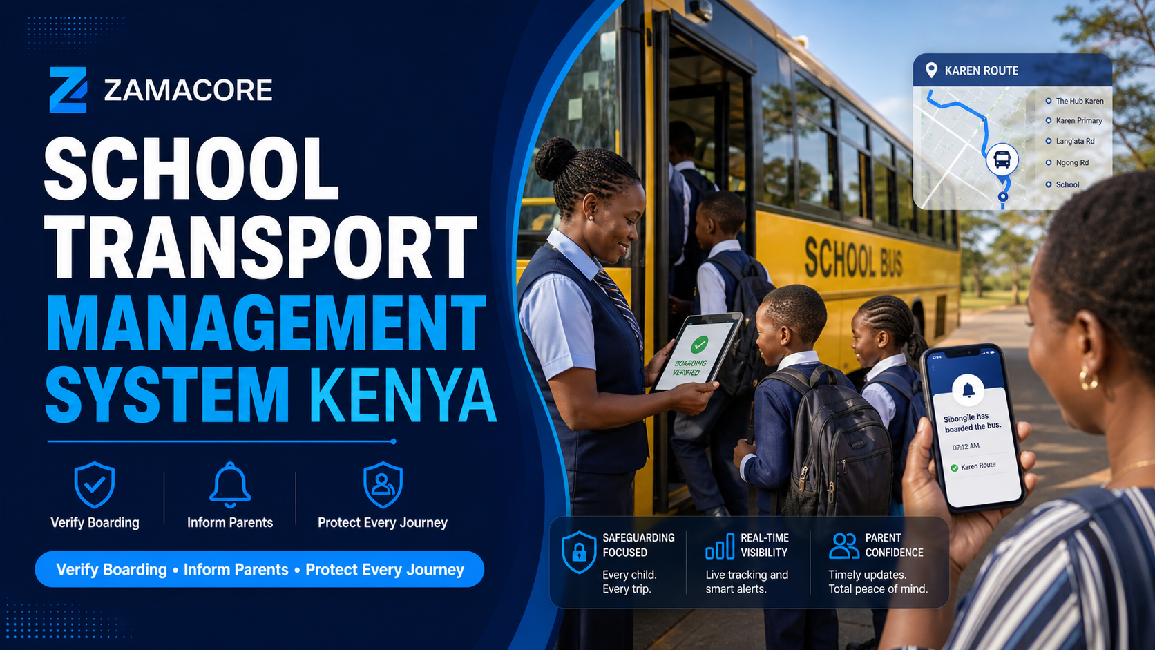 School Transport Management System Kenya flyer