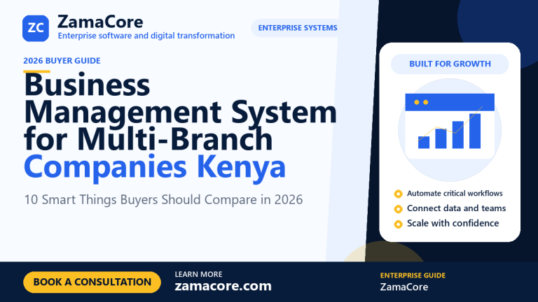 Business Management System for Multi-Branch Companies Kenya