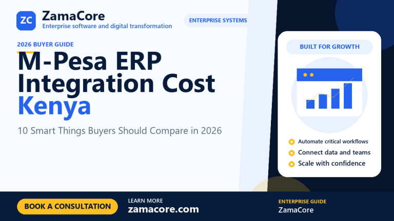 M-Pesa ERP Integration Cost Kenya