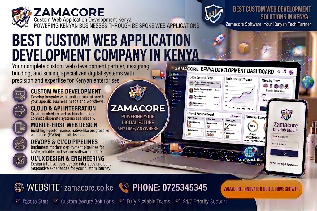 Custom web application development Kenya