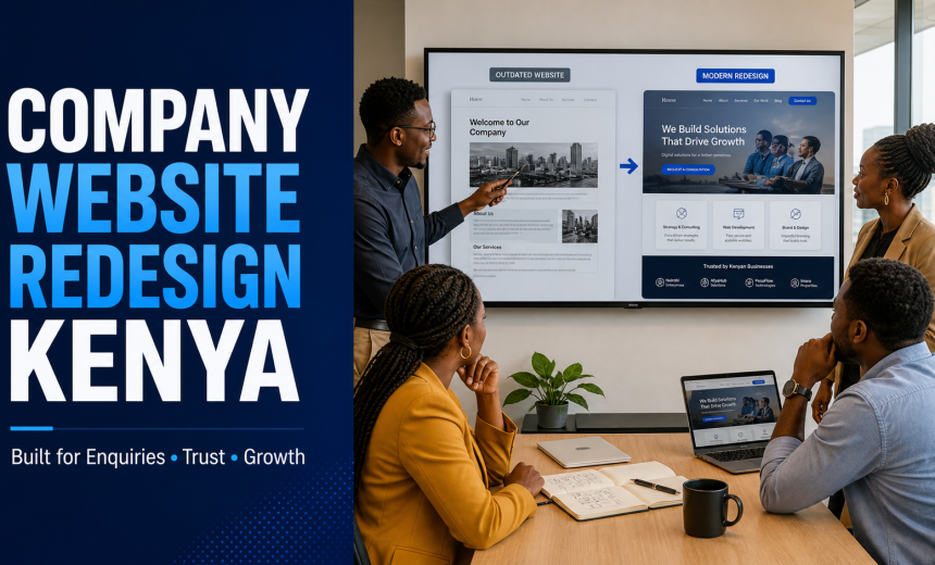 Company Website Redesign Kenya