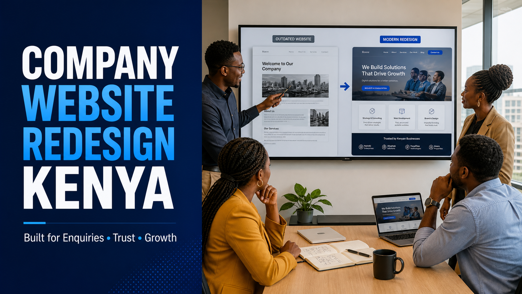Company Website Redesign Kenya