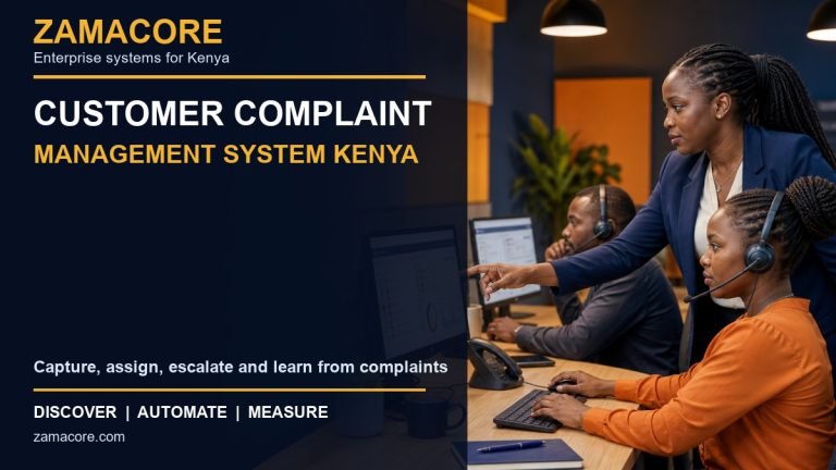 Customer Complaint Management System Kenya