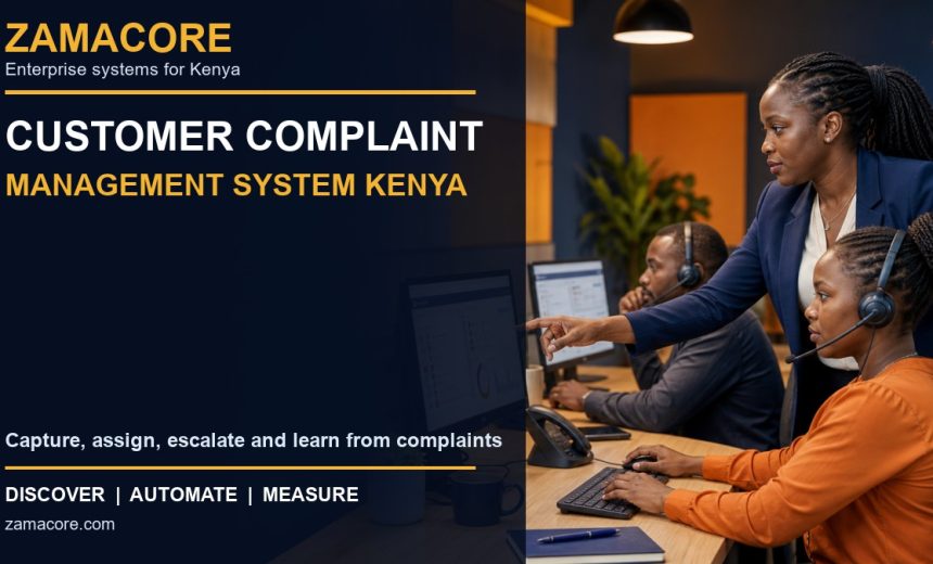 Customer Complaint Management System Kenya