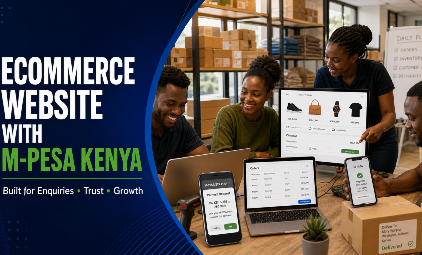 Ecommerce Website with M-Pesa Kenya