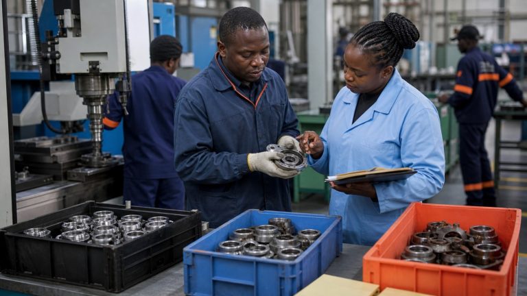 Manufacturing scrap rework tracking software Kenya quality inspection of accepted and defective parts