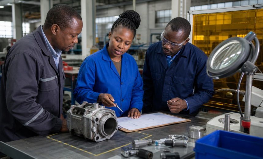 Quality nonconformance CAPA software Kenya root cause review on a factory floor