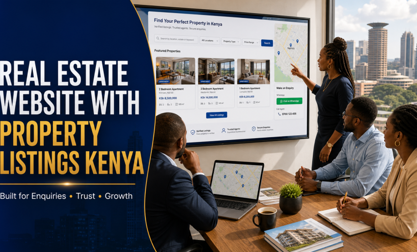 Real Estate Website with Property Listings Kenya
