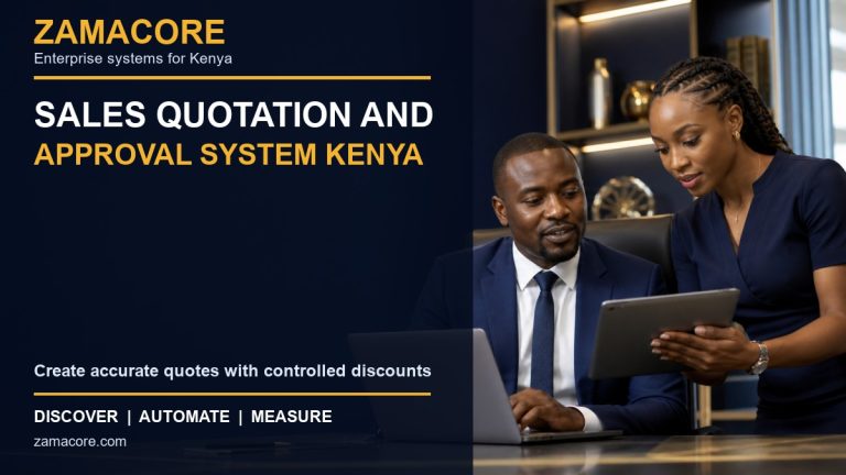 Sales Quotation and Approval System Kenya