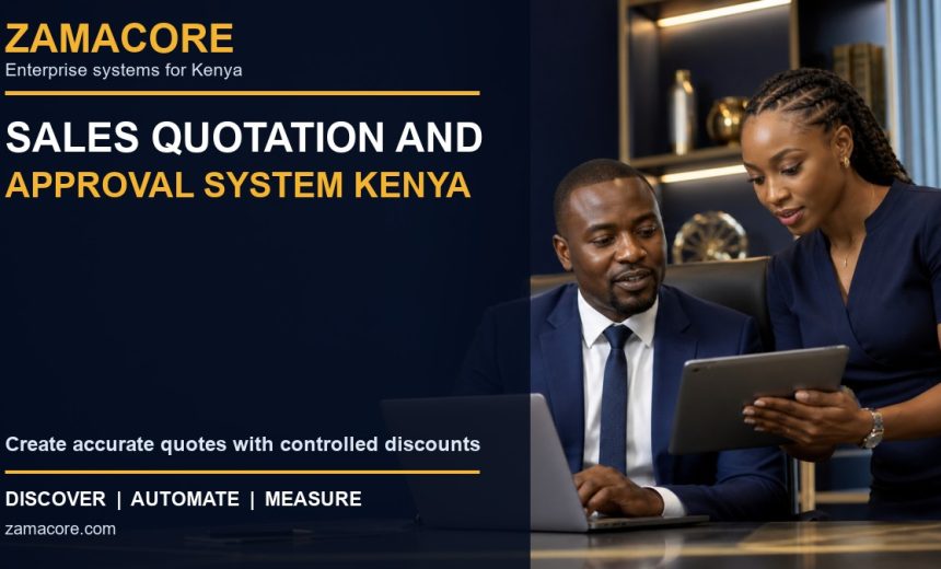 Sales Quotation and Approval System Kenya