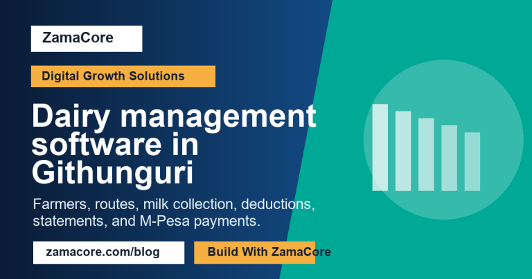 Dairy management software in Githunguri