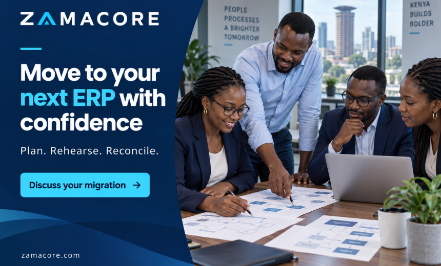 ZamaCore flyer: Before Moving to a New ERP: Run a Cutover Rehearsal