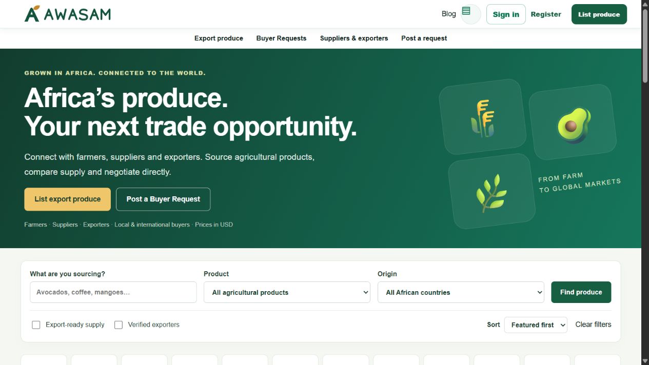 AWASAM public website preview